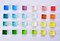 24 Color Refrigerator Magnets Colorful Fridge Magnets Cute Decorative Magnets Office Kitchen Magnets Locker Glass Magnets